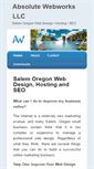 Mobile Screenshot of absolutewebworks.com